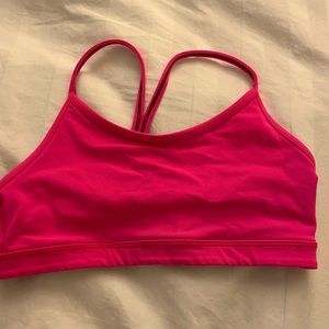 Lululemon pink sports bra